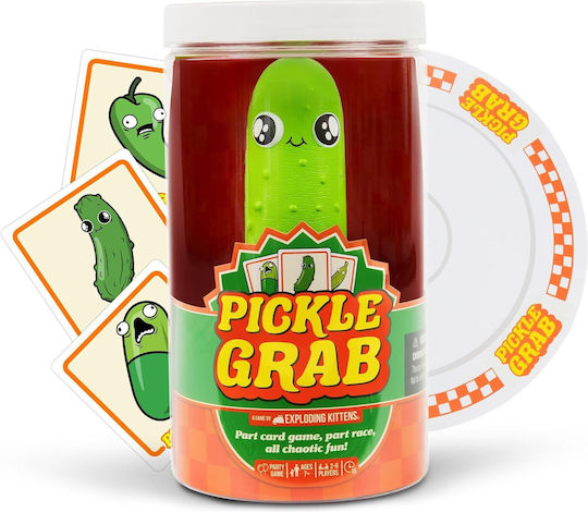 Επιτραπέζιο Παιχνίδι Pickle Grab A Speed Grabbing Card Game για 2-6 Παίκτες 7+ Ετών 10056859 Exploding Kittens