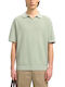Polo Short Sleeve Green Blouse