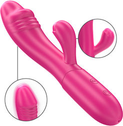 Double Vibrator With Remote Control 18.5cm Pink Double Vibrator With Remote Control 18.5cm Pink