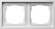 Gira Switch Frame 2 Positions In White Colour 0212112