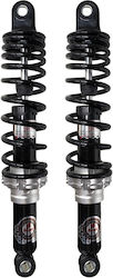 Tokahi Motorradsstoßdämpfer Hinteres Paar 34cm Racing Cnc Schwarz Tokahi Motorradsstoßdämpfer Hinteres Paar 34cm Racing Cnc Schwarz