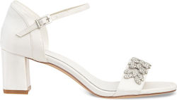 Wedding Day White Leather Sandals