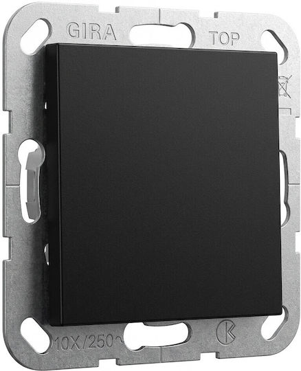 Switch Frame Gira 0268005 Blind Cover Support Ring System 55 Black