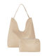 Celestino Women's Shoulder Bag Interior Pouch Beige