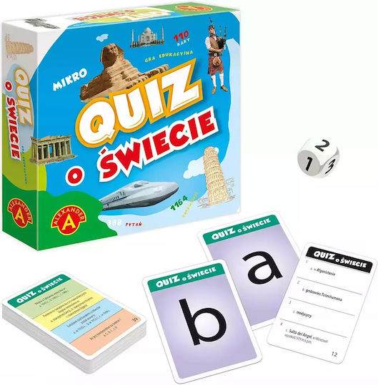 Επιτραπέζιο Παιχνίδι Micro Quiz Board Game About The World Alexander