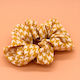 Scrunchies Πιε Ντε Πουλ Λαστιχάκι Μαλλιών Κίτρινο