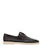 Δερμάτινα Ανδρικά Loafers σε Καφέ Χρώμα