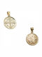 Gatsa Pendant Kids Charm Double Sided Constantine Coin Gold 9K 0083-9
