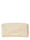 Neseser Funky Buddha Împletit Relieful Off White