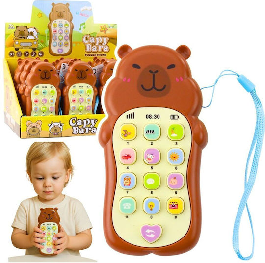 Lean Toys Παιχνίδι Τηλέφωνο Educational με Φως και Ήχους