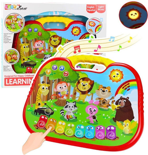 Lean Toys Musical Instrument Interactive Educational Board Animal