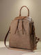 Damentasche Rucksack Schulter Braun