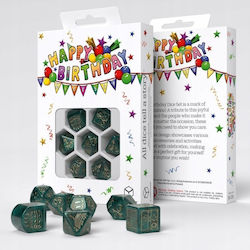 Birthday Dice Set Balloons