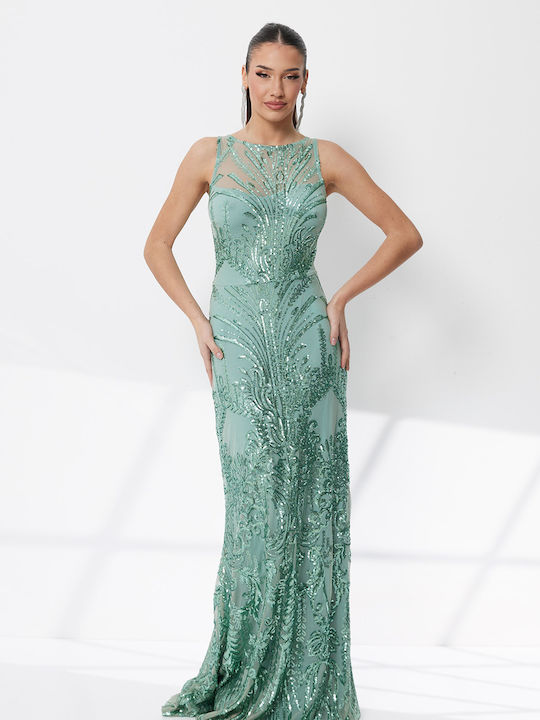 RichgirlBoudoir Maxi Φόρεμα για Γάμο / Βάπτιση Ροζ