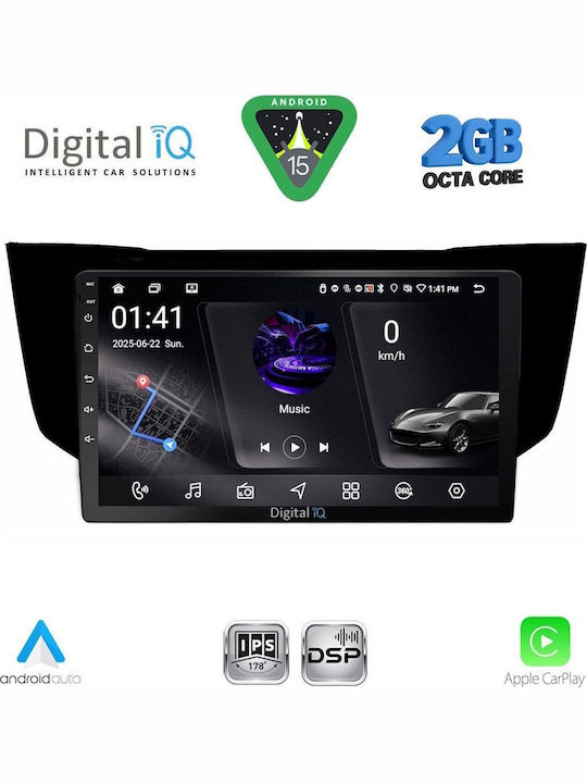 Digital IQ Car Audio System for Lexus RX300 2003-2008 Bluetooth USB WiFi GPS Apple CarPlay Android Auto with 9" Touch Screen