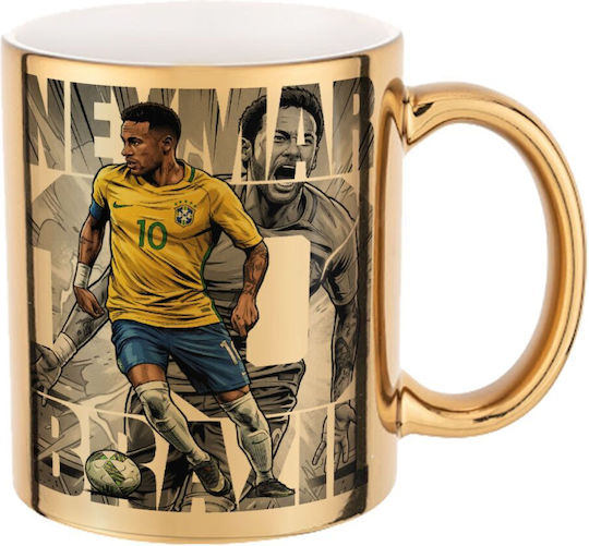 Koupakoupa Neymar Ceramic Mug Gold 330ml