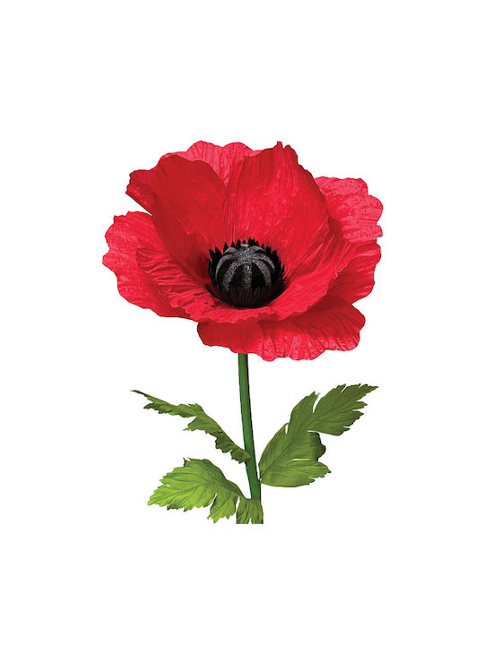 Red Poppy Branch XXL Φ55x150cm 12/Box