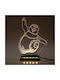 World of Wood Led Kids Decorative Lamp Happy Feet White 22x16cm