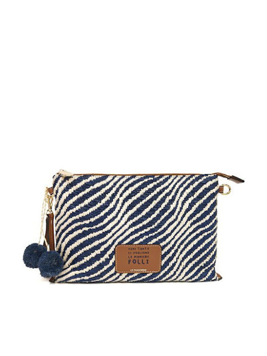 Straw Women's Crossbody Bag Blue