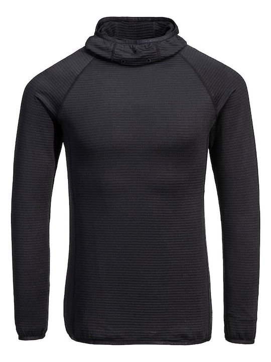 Portwest Μπουφάν Εργασίας με Επένδυση Fleece Μαύρο
