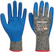 Portwest Safety Gloves Black Aramid Latex/Polyester 12 Pieces