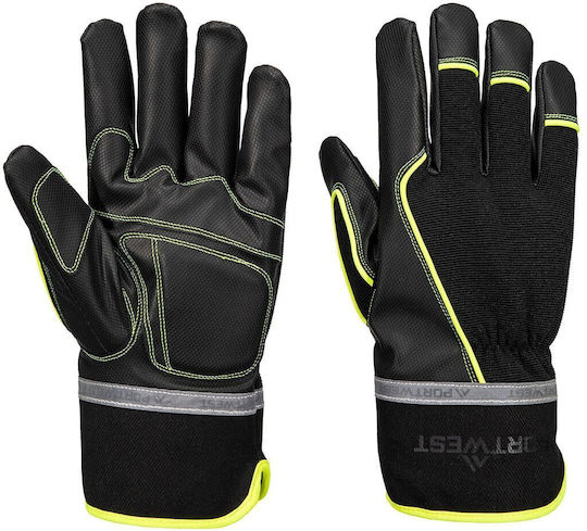 Portwest Portwest Sicherheitshandschuhe Schwarz Polyester/Polyurethan