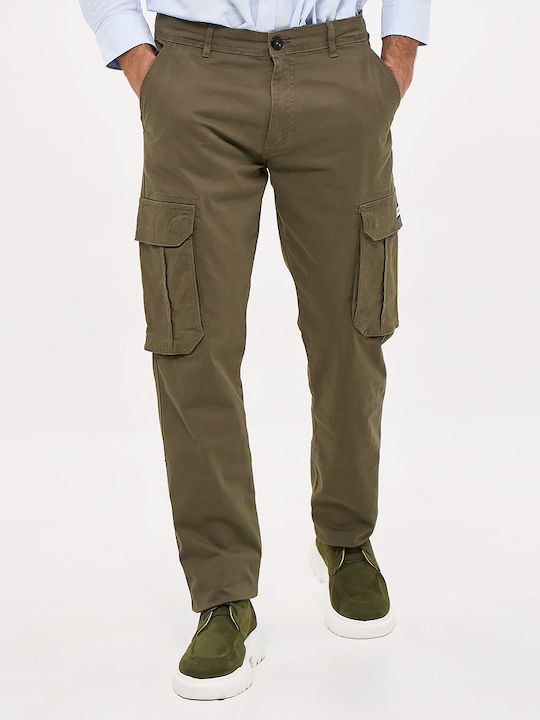 Brokers Jeans Cargo Trousers Green