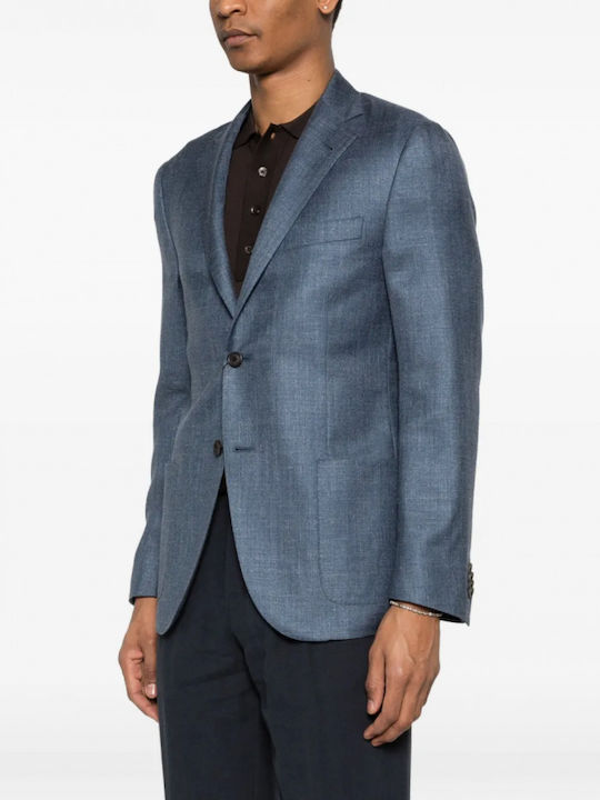 Winter Men’s Suit Jacket Blue