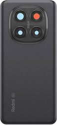 Clappio Battery Cover Redmi Note 14 Pro 5g Compatible Black