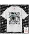 Diego Maradona Classic Double Stitch T-shirt Without Side Seams White 100% Cotton Vegan & Oeko-tex Certified