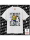 Neymar Classic Double Stitch T-shirt Without Side Seams White 100% Cotton Vegan & Oeko-tex Certified