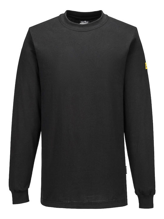 AS22 Tricou De Lucru Negru AS22BKR