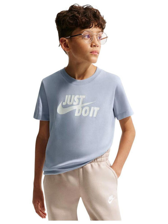 Nike Kids T-shirt Light Blue Sportswear