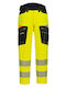 Portwest Reflektierende Arbeitshose Gelb