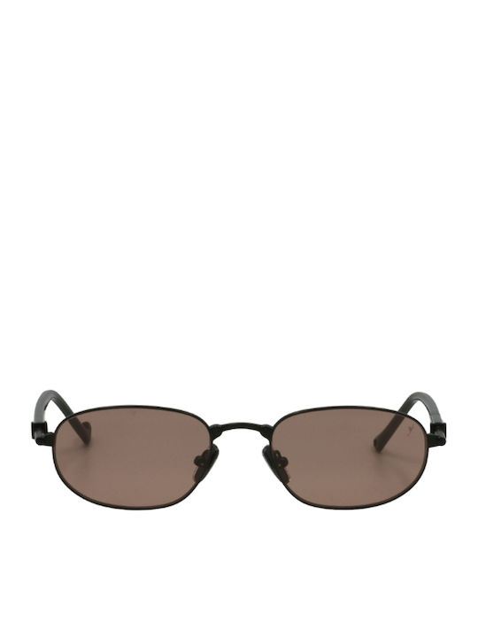 Eyepetizer Black Sunglasses with Metallic Frame