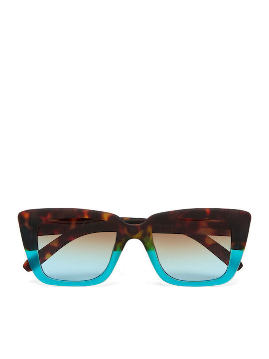 Okkia Elba Woman Sunglasses With Brown Tartarug...