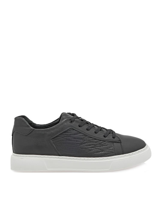 Men's Sneakers Black Leather