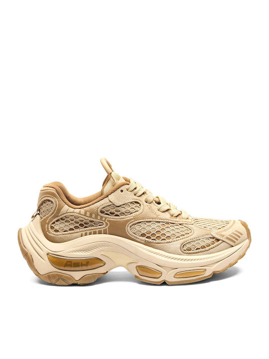Ash Combo C Damen Sneakers Cappuccino / Moka