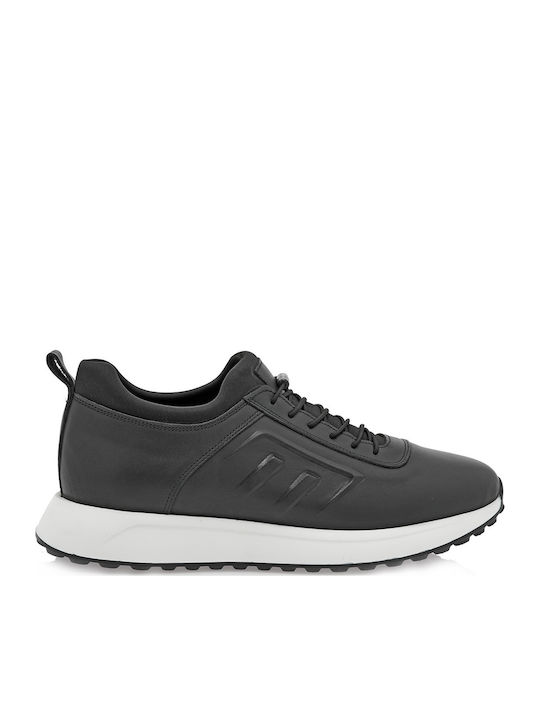 Men's Sneakers Black Leather