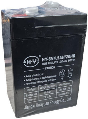 Sealed Lead Acid UPS Battery with Capacity 4.5Ah and Voltage 6V 1 Piece