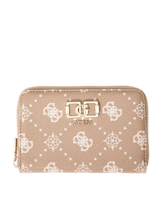 Guess Wallet Γυναικείο Πορτοφόλι Μπεζ