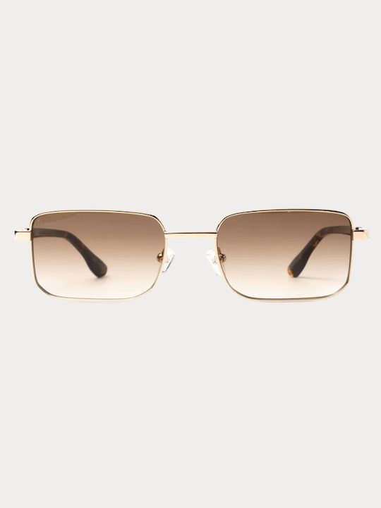 Faos Sunglasses Gold with Horn-Rimmed Frame Faos Sunglasses Gold with Horn-Rimmed Frame