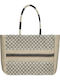 Ble Resort Collection Wicker Beach Bag Ecru