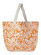 Ble Resort Collection Stoff Strandtasche Orange