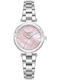 Women's Bracelet Watch 28mm Battery with Silver Stainless Steel Bracelet