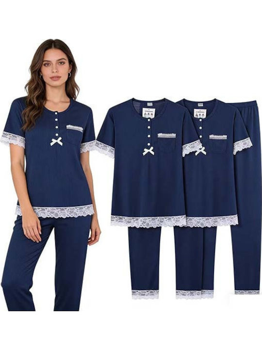 Goodnight Summer Women's Pyjama Set Blue
