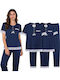 Goodnight Summer Women's Pyjama Set Blue