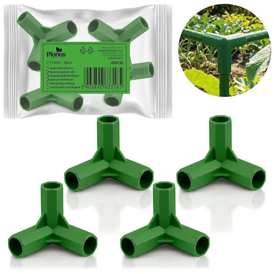 Smartic Bamboo Garden Fence 4 Pieces Green