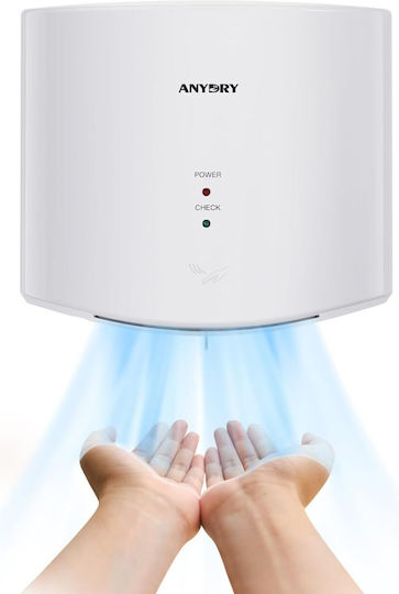 Handtrockner Kunststoff 67dB mit Sensor in Weißer Farbe B07VHLQ127