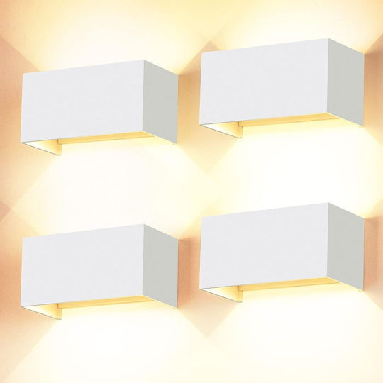 Водоустойчиво Стенно Външно Осветително Тяло LED 24W 21x11x11см Водоустойчиво Стенно Външно Осветително Тяло LED 24W 21x11x11см